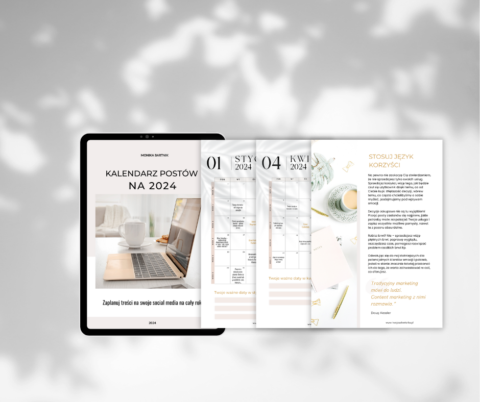 E-BOOK: Kalendarz postów na 2024